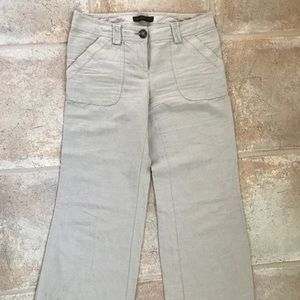 Wide-Leg Linen Pants